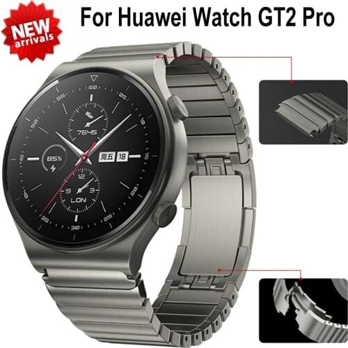 Stainless Steel Band Compatible with Huawei Watch Gt2 Pro Porsche Metal Accessories Strap for Huawei Watch GT 46mm GT2e ECG