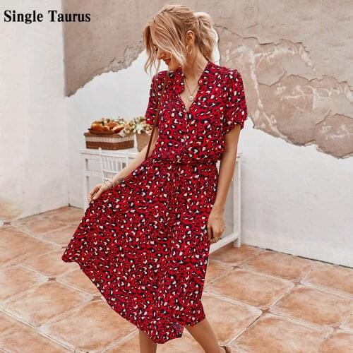 Красные летние платья Single Taurus China At AliExpress