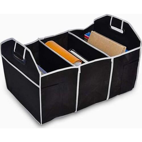 Foldable Car Organizer Box Portable Multifunctional Non-woven Storage Case Automotive Interior Accessories