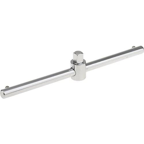 10mm 3/8'' Sliding T Bar T-Handle Socket Wrench for Spinning Nuts Spark Plugs