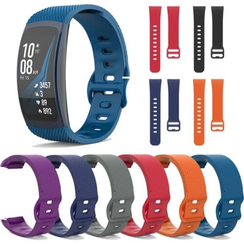 1pcs Replacement Wristband For Samsung Gear Fit 2 Pro Strap Silicone WristBand For Samsung Fit2 SM-R360/ R365 Smart Accessories