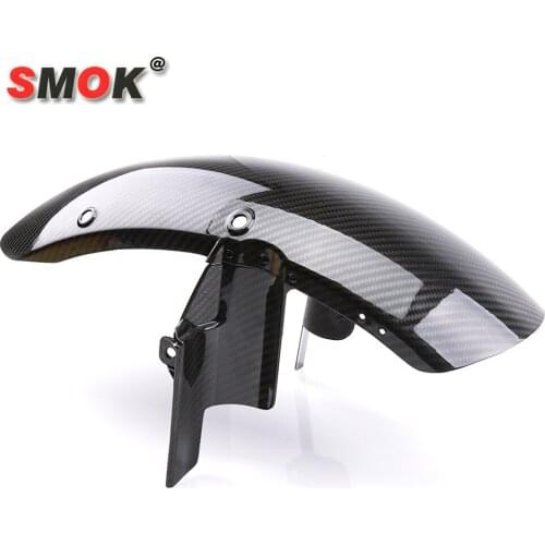 SMOK For Kawasaki Z900RS z900 rs 2018 2019 18 19 Carbon Fiber Front Mudguard Mud Guard Cover Fender Moto Guard Dust Mudguards