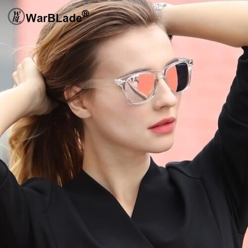WarBLade Polarized Sunglasses Men Women Hot Sunglass Vintage Eyewear Male Sun Glasses Eyeglasses Retro Goggles Gafas Clear Frame