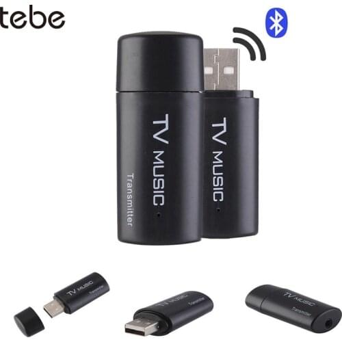 Tebe Bluetooth Transmitter Portable Stereo Audio with 3.5mm jack AUX transmitter USB charging