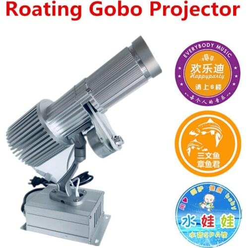 Waterproof Outdoor Gobo Projection Lamp Customized Hd Advertising Image Projector Lamp Led Indoor Door Head Logo projector