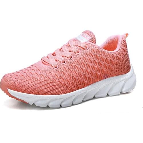 Women Sneakers Breathable Sport Running Shoes Fashion Lightweight Ladies Platform Casual Sneakers White Women Vulcanized Shoes