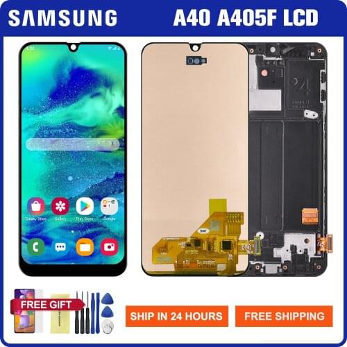 A40 Lcd Display For Samsung Galaxy A40 A405F LCD Display Touch Screen Digitizer Replacement For Samsung A405F A405FN A405FM