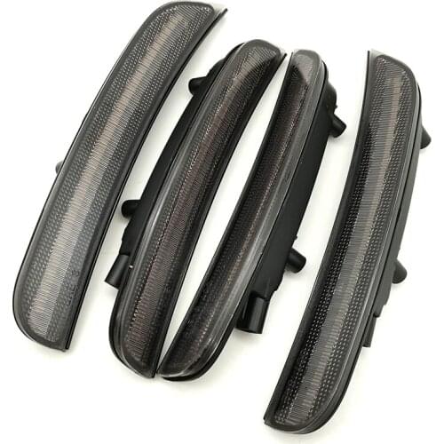 2pcs Smoked Lens LED Side Marker Lights For 2015-2019 DODGE CHARGER