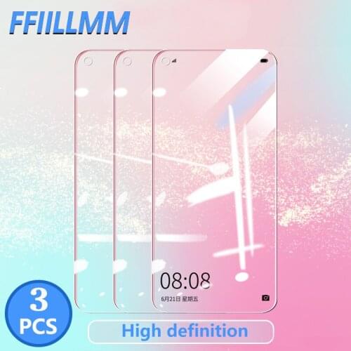 3Pcs/lot Full Cover Screen Protectors For Realme 6 7 8 Pro Tempered Glass For Realme GT V15 13 Narzo 20 30 Pro Protective Glass
