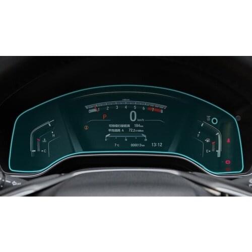 Car dashboard sticker Instrument desk PET protective film sticker accessories 1pcs For Honda CRV CR-V 2017 2018