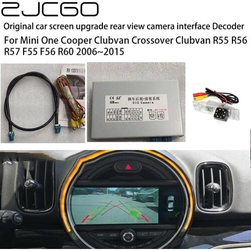 Car Rear Reverse Bakcup Camera Auto Digital Decoder Box Interface Adapter For Mini One Cooper Clubvan Crossover Clubvan R55 R56