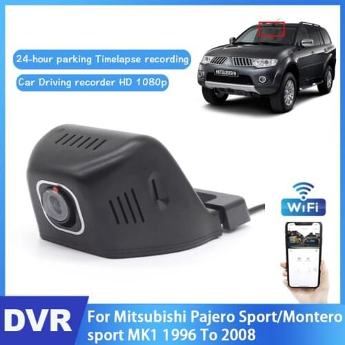 Car DVR Wifi Camera For Mitsubishi Pajero Sport/Montero sport MK1 1996 To 2008 Driving Video Recorder CCD Night Vision HD 1080P