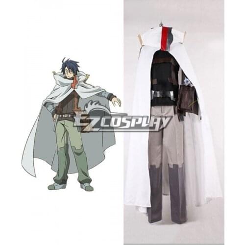Log Horizon Shiroe White Cosplay Costume E001