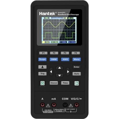 Hantek 3in1 2D72 2C7 2D42 2D72 250MSa/S Digital Oscilloscope Waveform Generator Multimeter USB Portable 2 Channel Multifunction