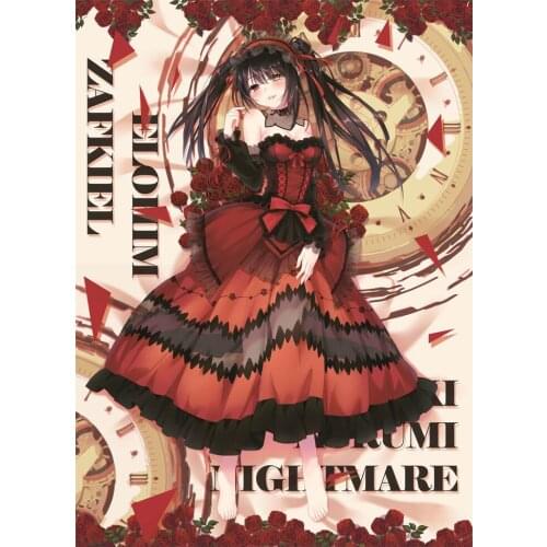 DATE A LIVE anime pattern flannel blanket Tokisaki Kurumi