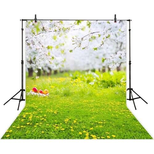 Photography backdrops spring white flowers 150*200 kids photo background for photo studio newborn scenic backdrops fotografia