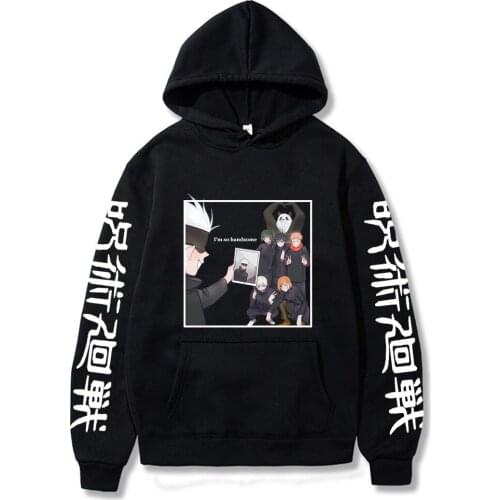 Jujutsu Kaisen Hoodie Sweatshirts Women Man Print Pullover Unisex Harajuku Hoodie