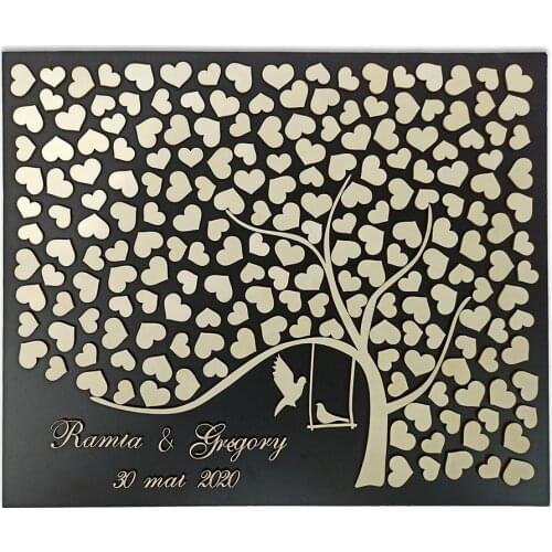 Personalized Rustic Wedding Guest Book Alternatives Wood Wedding Decor Unique Guestbook Love Deer Wedding Gifts