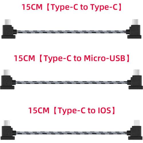 Tablet Phone Micro Type-C Pocket 2 Drone Accessories Data Extend Cord Drone Controller for Dji Mavic Air 2 Mini 2