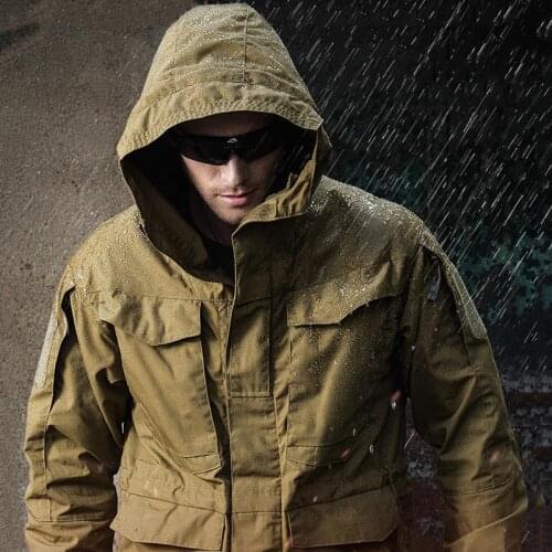 M65 Military Tactical Jackets Men Tactical Windproof Waterproof jacket Combat Jackets Mens Hooded Trekking Hiking Bomber Coats