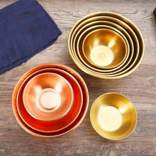 Semi-Handmade Copper Bowl Brass Bowl Pure Copper Bowl Pure Copper Noodle Bowl Copper Soup Bowl Pure Copper Tableware Copper Rice
