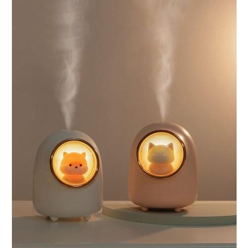 New Space Capsule Hamster Humidifier Diffuser Portable Home Office Mini Diffuser 45ml/H Silent Bedroom Humidifier Sprayer