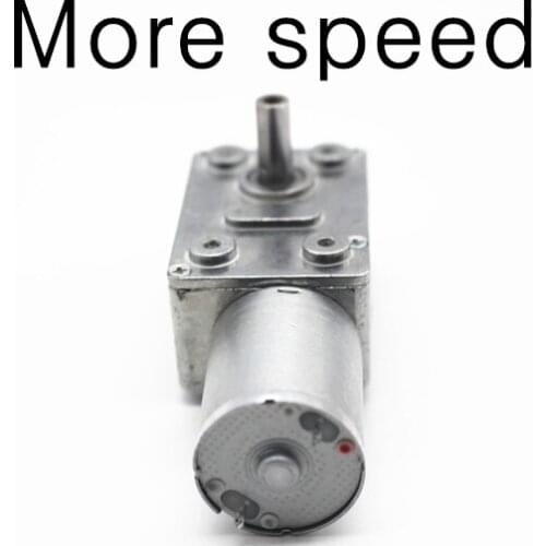 12v Motor 1-230r/min DC 6V 24V Gear Motor High Torque Reduction Motor Self-lock 12v Geared Worm Motor 12V 10RPM
