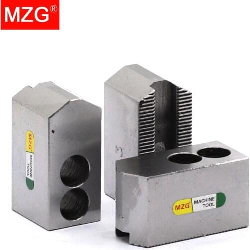 MZG 4 5 6 7 10 12 inch 120 Degree Standard Hollow Soft Jaw for CNC Lathe Chuck Machining Cutting Tool