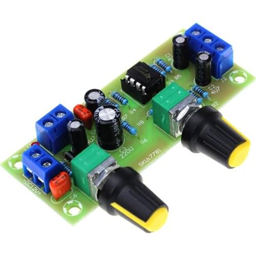 10-24V subwoofer preamp board front finished board subwoofer preamp board single power low pass filter board