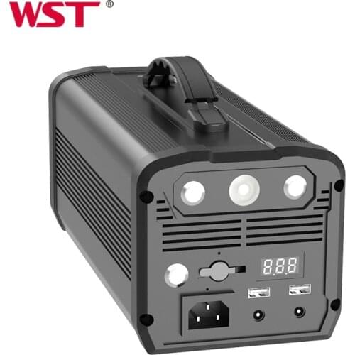 WST 75000mAh Portable Power Station Energy-Storage Back up Power Supply For Outdorr 300W Large Capacity Sine-Wave