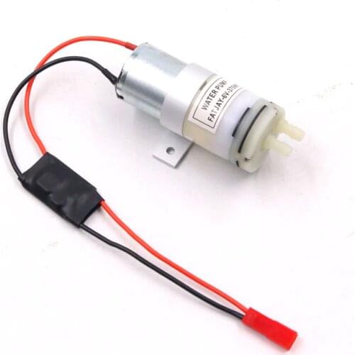 RC hobby boat motorized water cooling pump water-proof JST JR plug for battery receiver connection with silicone tube switch