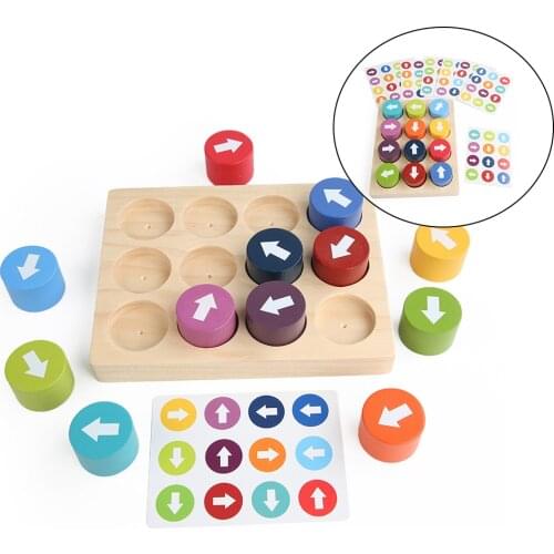 Arrow Pairing Game Direction Recognition Toys for Kids Early Development