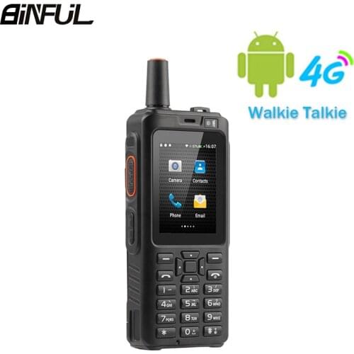 BiNFUL 7S+ Zello Walkie Talkie Mobile Phone IP65 Waterproof Smartphone MTK6737M Quad Core 4G LTE Android Keyboard PTT F40 Radio