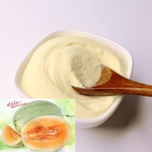 Freeze-dried edibles Cantaloupe powder 100% natural for juice,macarons,cake biscuits,Edible coloring Fruit and vegetable powder