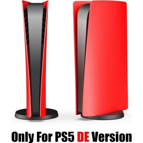 Anti-Scratch Plastic Skin Hard Shell Protective Case PS5 Host Cover Replacement Plate for PS5 DE Version Gaming Console