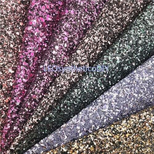 1PC 21X29CM Vintage Glitter Fabirc, Chunky Glitter Leather, Wine Glitter Leather Sheets For Making Bows LEOsyntheticoDIY T259