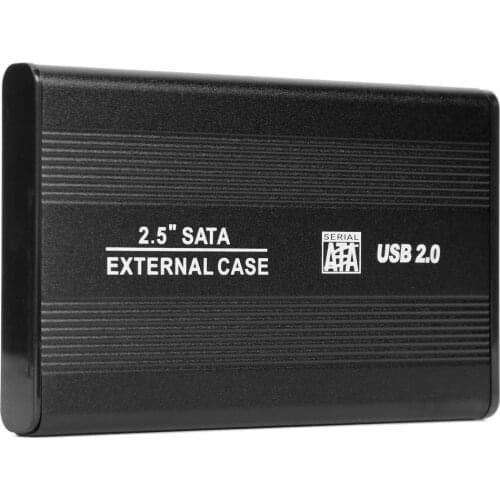 2.5 inch USB 2.0 to SATA HDD Case External 480Mbps SSD Hard Drive Enclosure Support 3 TB Hard Disk for Windows 98/SE/ME