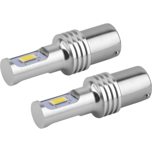 2PCS NEW 1156 BA15S P21W 7506 Super Bright CSP LED Car Tail Brake Bulb Auto Backup Reverse Lamp Turn Signals Rear Parking Light