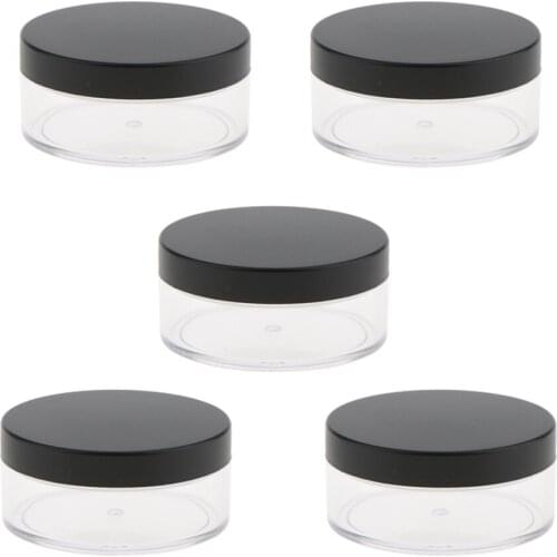50g Plastic Empty Loose Powder Jar Box Sifter Container Cosmetic Case Travel