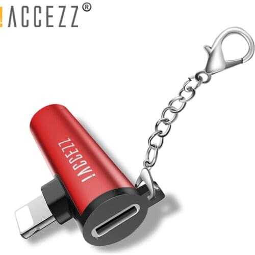 !ACCEZZ For Apple 3.5mm Jack Earphone Adapter For iPhone X 8 7 Plus XS MAX XR AUX Headphone Charging Listening Connector Adapter