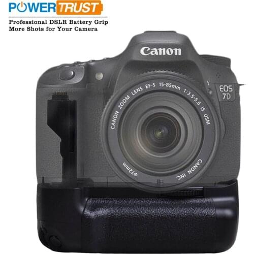 PowerTrust BG-E7 Battery Grip for Canon EOS 7D Digital SLR Camera as BG-E7 Battery Grip Work with LP-E6 Battery
