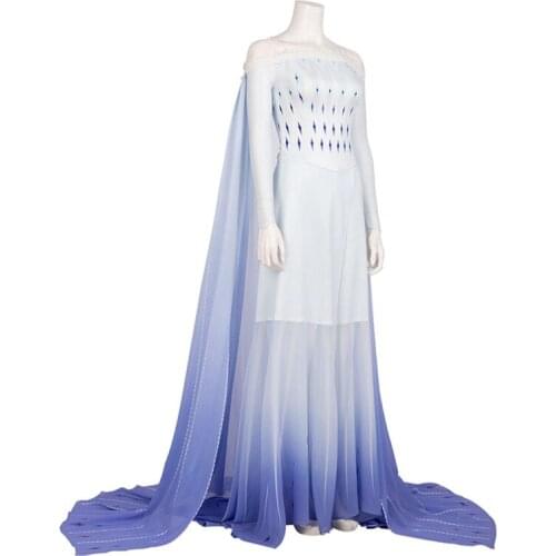 New Arrival Elsa Dress Fancy Carnival Halloween Costume Cosplay Princess Elsa Costume Sexy Printing Dress Outfit