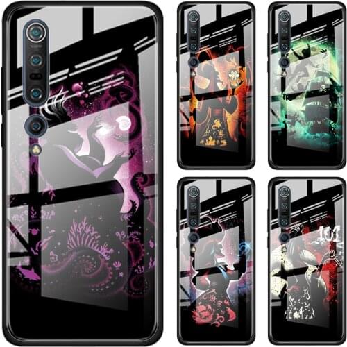 Villain Disney Princess Tempered Glass Cover For Xiaomi Mi 11 Ultra 11i 10T Note 10 CC9 CC9E 9T Lite Pro Phone Case Coque