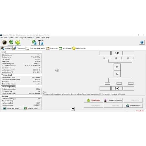 Knorr Bremse Diagnostic Software 2021 with PIN license