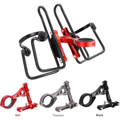 Bicycle Double Bottle Cage Conversion Seat Adapter Mount Adjustable MTB Road Bike Handlebar Water Bottle Holder Seat Post Mount