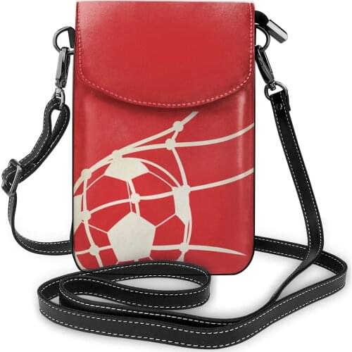 Football Shoulder Bag Outdoor Leather Women Bags Female Fashion Reusable Purse
