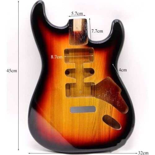 Finished ASH Electric Guitar Body DIY Guitar Kit