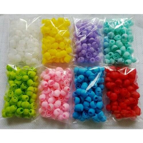 Hoqueen 1000pcs/lot (500 pairs) Replacement Silicone earbud tips/earbud covers for in-ear Earphone Accessories
