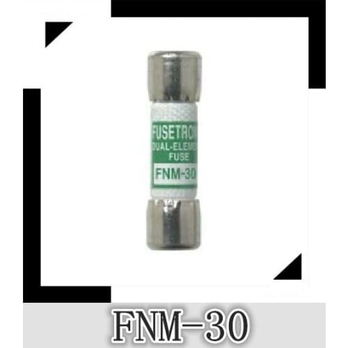Imported ceramic fuse 10 * 38mm American original BUSSMANN FNM-30 250V 30A
