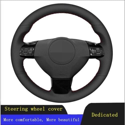 Car Steering Wheel Cover Black Artificial Leather For Opel Astra (H) Zaflra (B) Signum Vectra (C) Vauxhall Astra Holden Astra